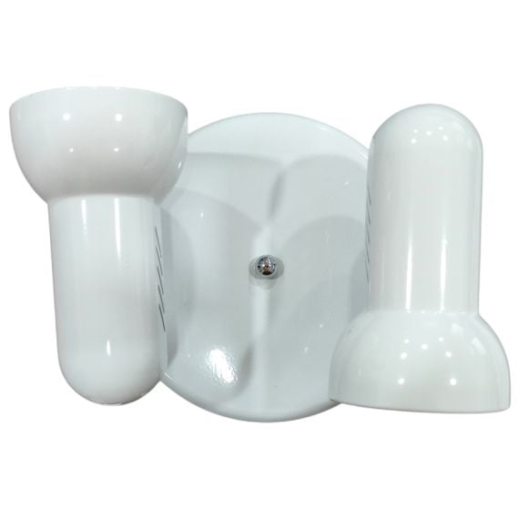 Lampada applique da parete 2xE27 in metallo bianco Lampada applique da parete 2xE27 in metallo bianco